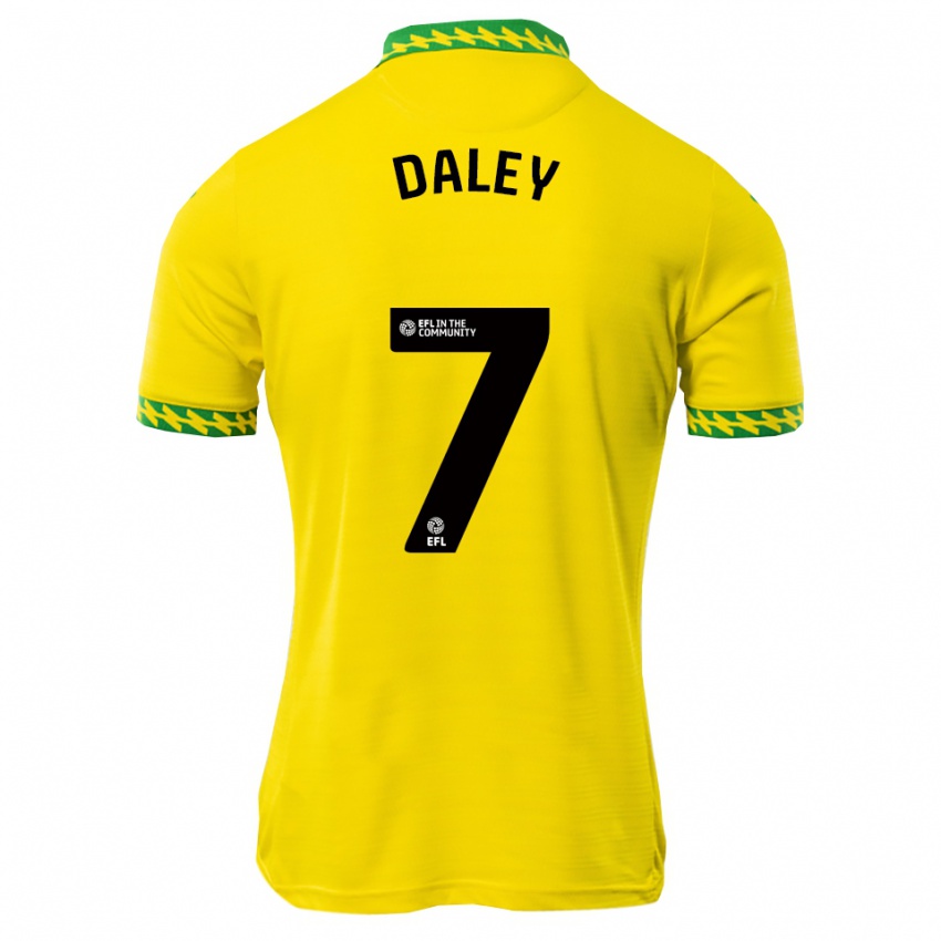 נשים Damari Daley #7 לבן ירוק ג'רזי ביתית 2025/26 חולצה קצרה