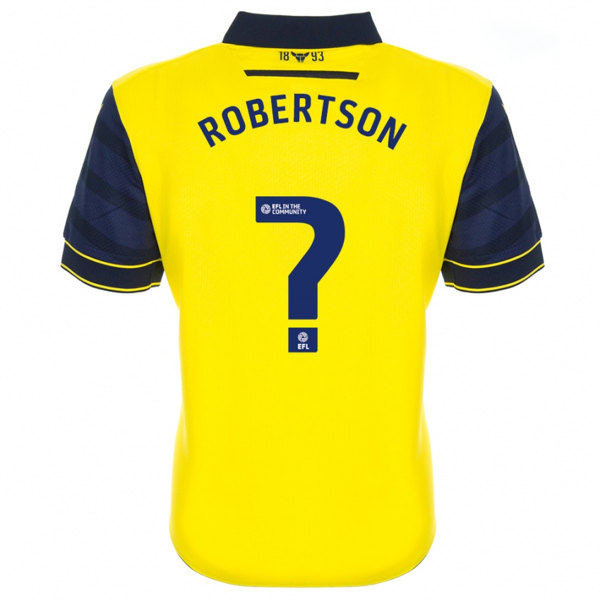 נשים Maddie Robertson #0 צהוב כחול נייבי ג'רזי ביתית 2025/26 חולצה קצרה