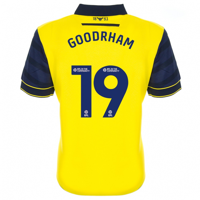 נשים Tyler Goodrham #19 צהוב כחול נייבי ג'רזי ביתית 2025/26 חולצה קצרה