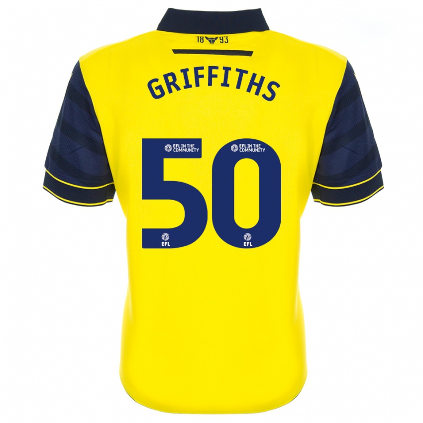 נשים לואי גריפית׳ס #50 צהוב כחול נייבי ג'רזי ביתית 2025/26 חולצה קצרה