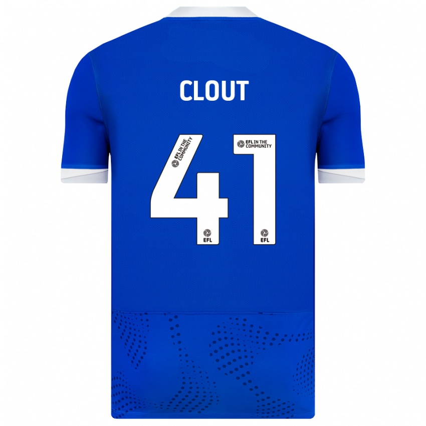 נשים Harry Clout #41 כחול לבן ג'רזי ביתית 2025/26 חולצה קצרה