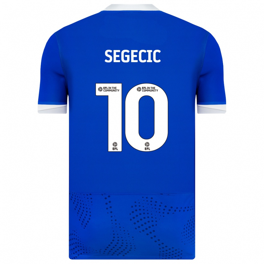 נשים Adrian Segecic #10 כחול לבן ג'רזי ביתית 2025/26 חולצה קצרה