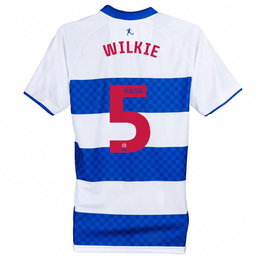 נשים Alex Wilkie #5 כחול לבן ג'רזי ביתית 2025/26 חולצה קצרה