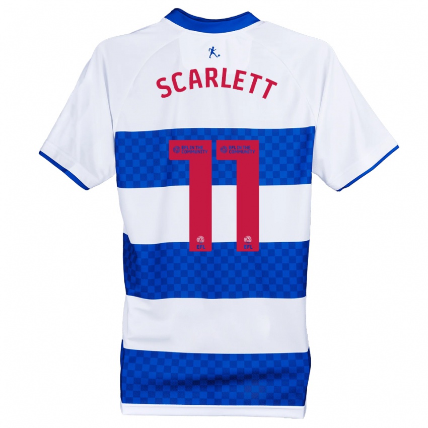 נשים Leon Scarlett #11 כחול לבן ג'רזי ביתית 2025/26 חולצה קצרה