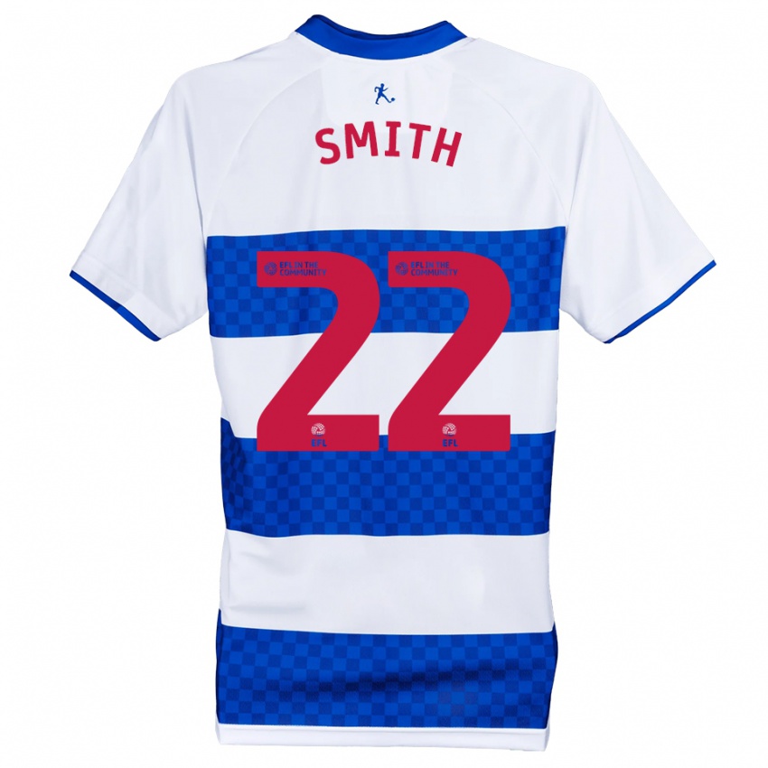 נשים Tylon Smith #22 כחול לבן ג'רזי ביתית 2025/26 חולצה קצרה