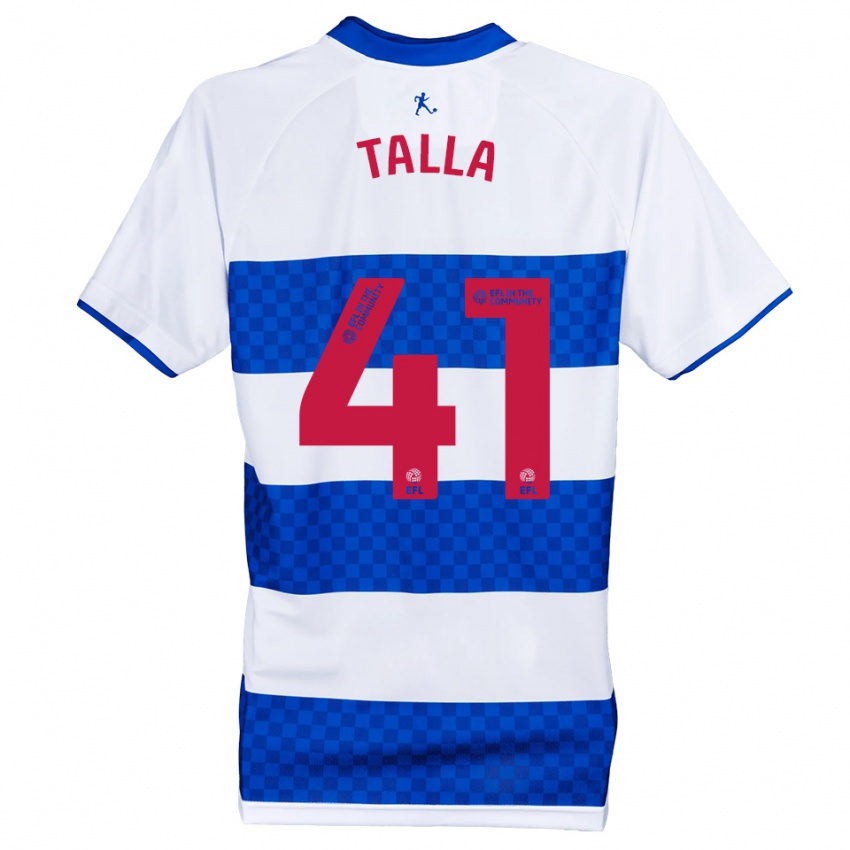 נשים לורן טלה #41 כחול לבן ג'רזי ביתית 2025/26 חולצה קצרה