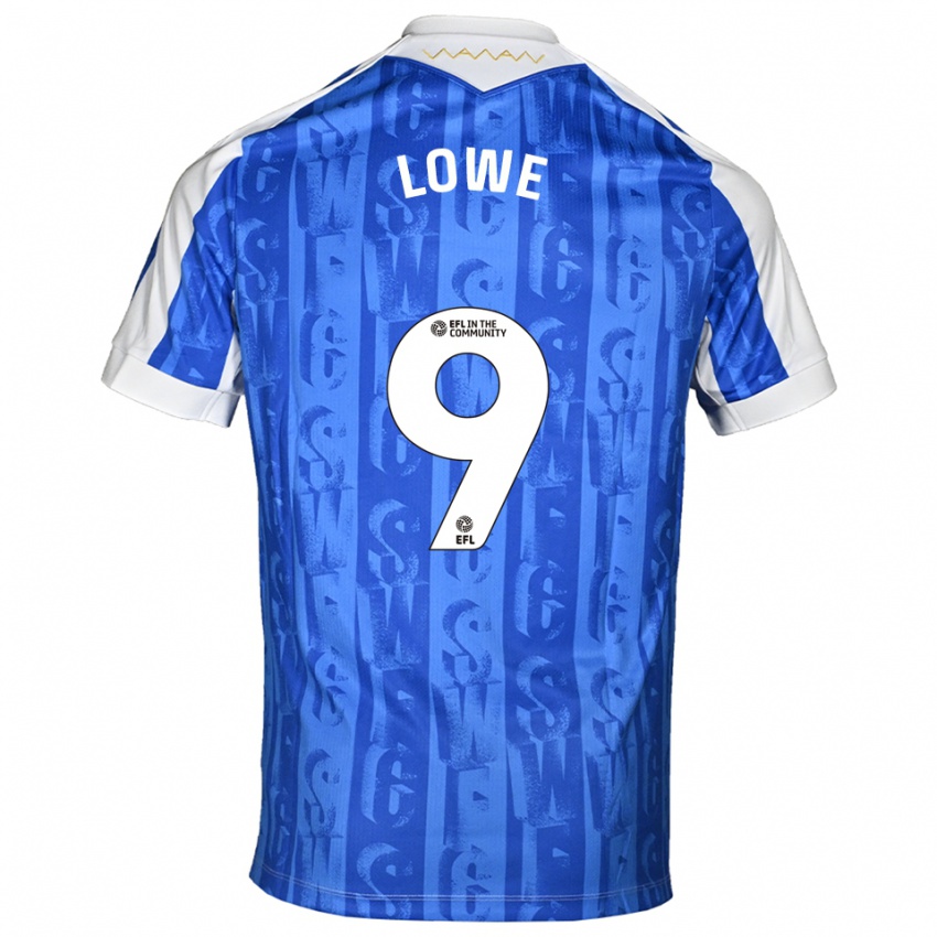 נשים ג'מאל לאו #9 כחול לבן ג'רזי ביתית 2025/26 חולצה קצרה