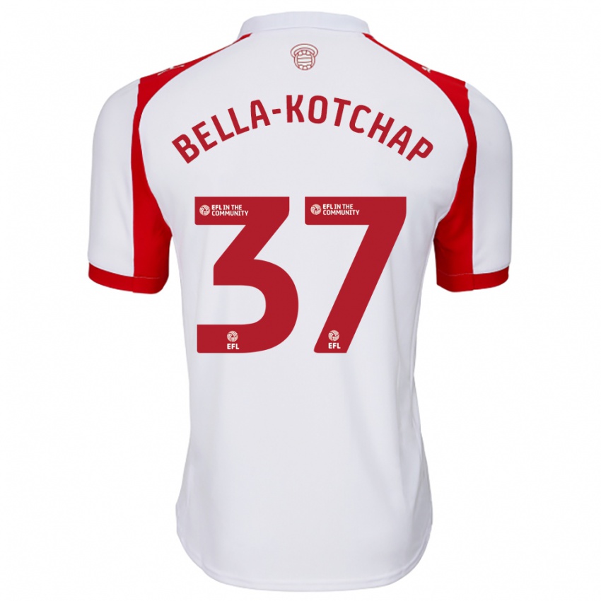 נשים ארמל בלה-קוצ'אפ #37 לבן אדום ג'רזי ביתית 2025/26 חולצה קצרה