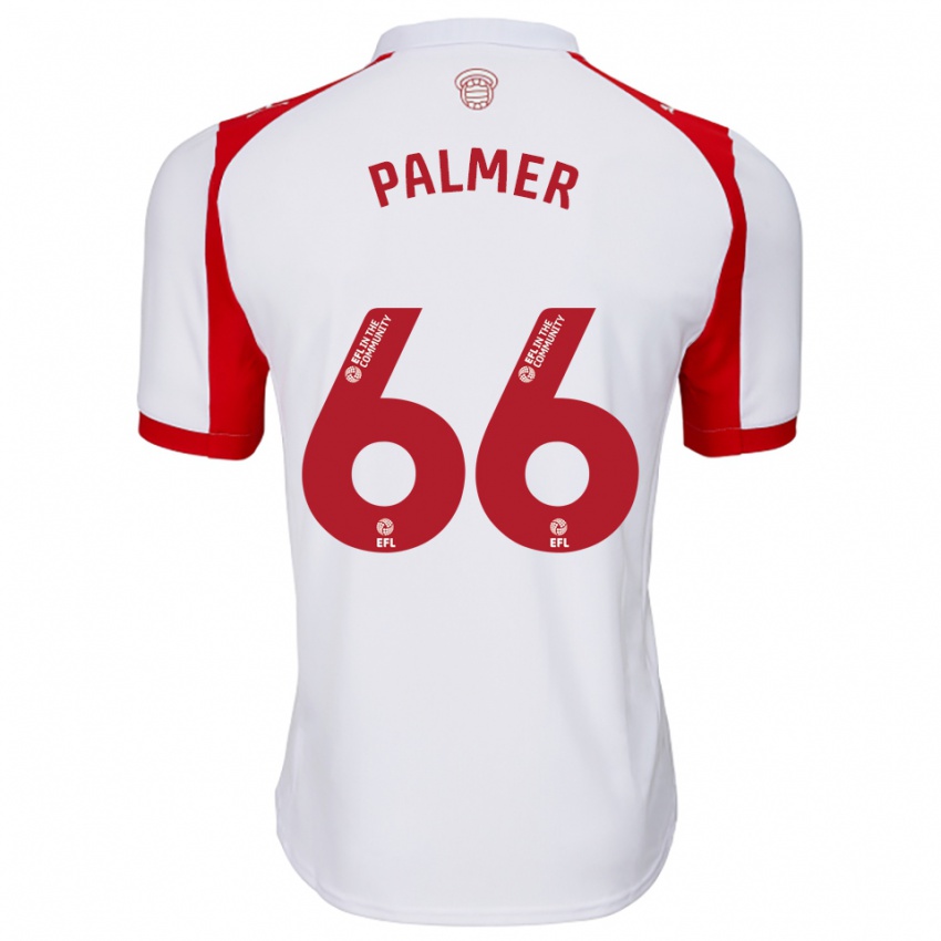 נשים איימי פאלמר #66 לבן אדום ג'רזי ביתית 2025/26 חולצה קצרה