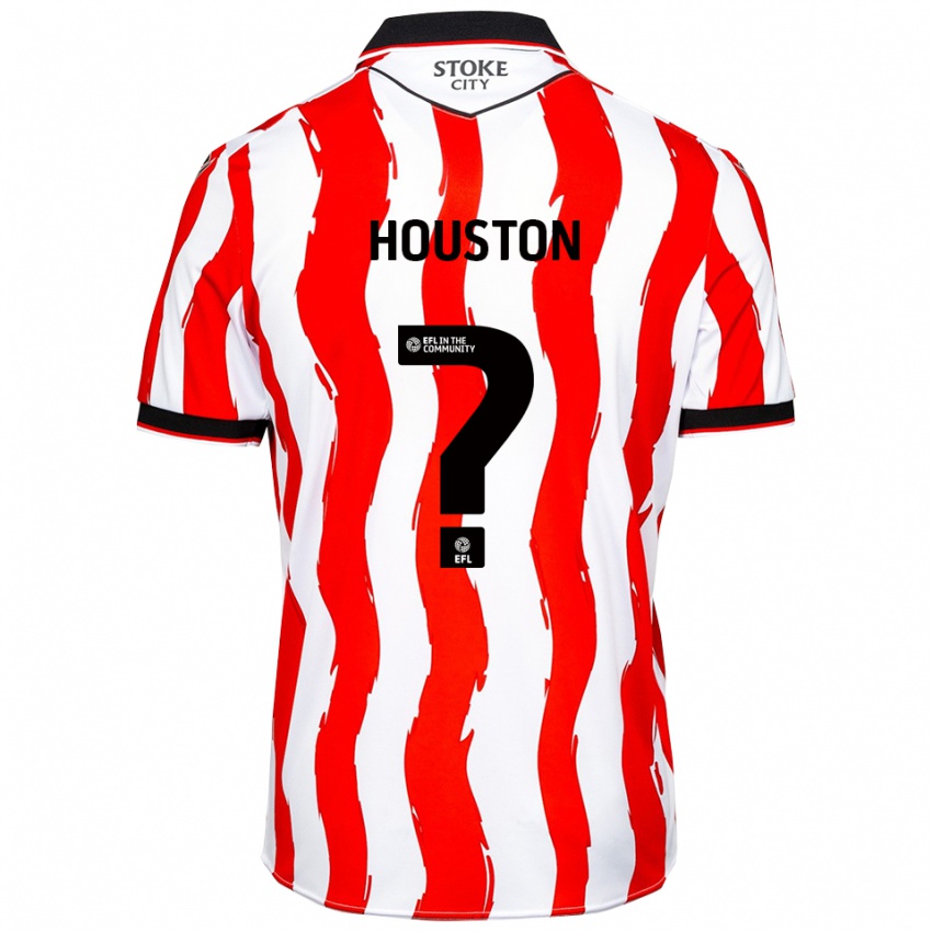 נשים בן יוסטון #0 לבן אדום ג'רזי ביתית 2025/26 חולצה קצרה