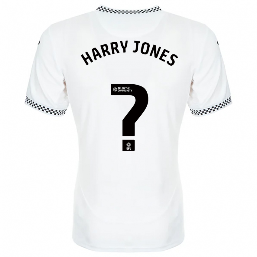 נשים הארי ג'ונס #0 לבן כתום ג'רזי ביתית 2025/26 חולצה קצרה