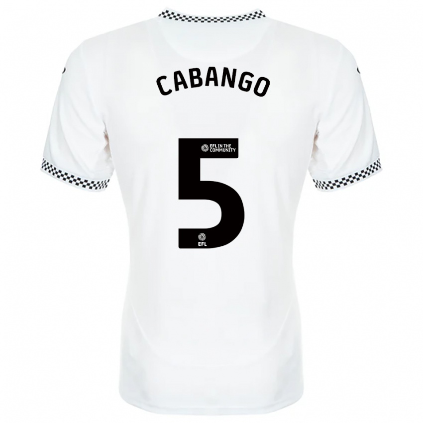 נשים בן קבאנגו #5 לבן כתום ג'רזי ביתית 2025/26 חולצה קצרה