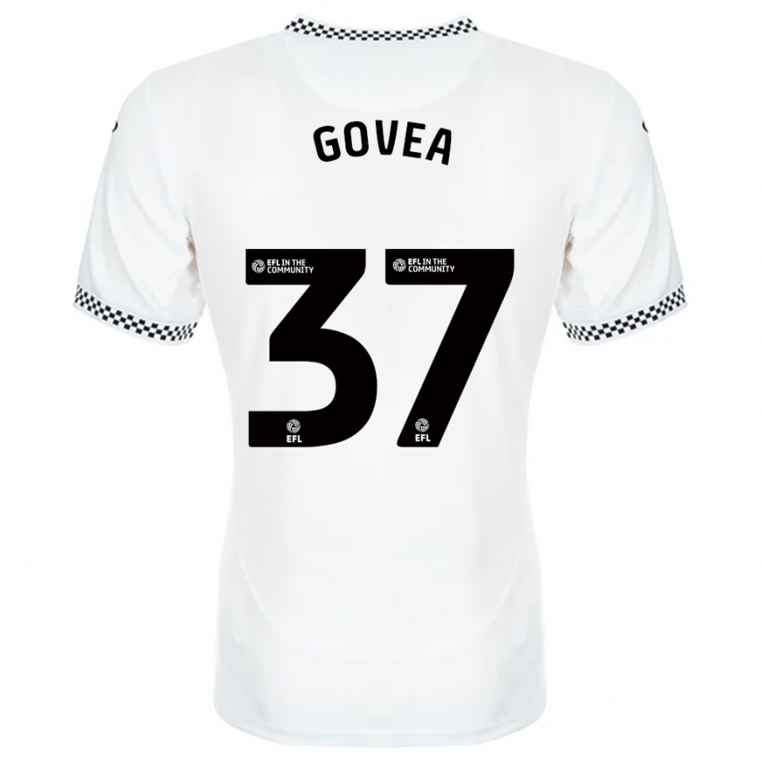 נשים דייוויד איימר גובאה מרלין #37 לבן כתום ג'רזי ביתית 2025/26 חולצה קצרה