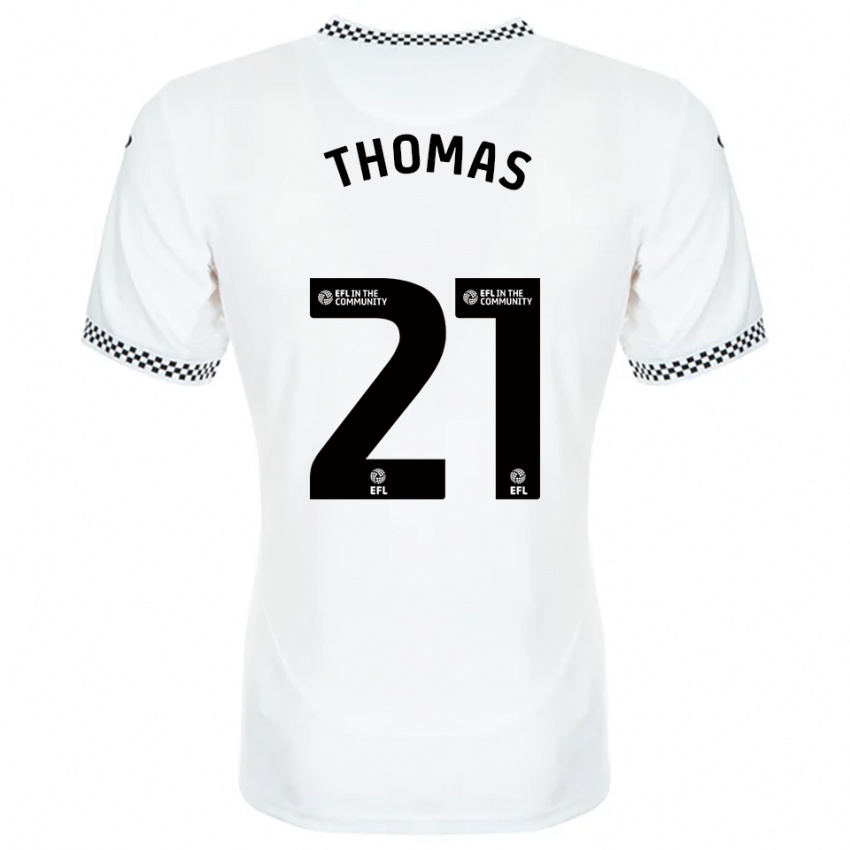 נשים Emily Thomas #21 לבן כתום ג'רזי ביתית 2025/26 חולצה קצרה