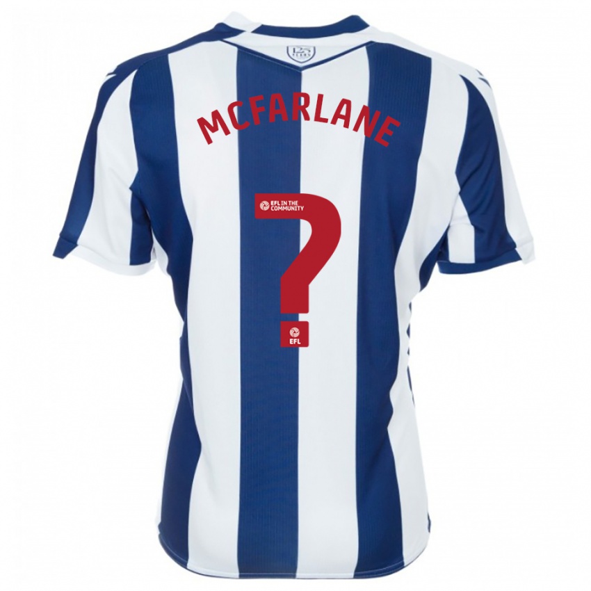 נשים Ellie Mcfarlane #0 כחול נייבי לבן ג'רזי ביתית 2025/26 חולצה קצרה