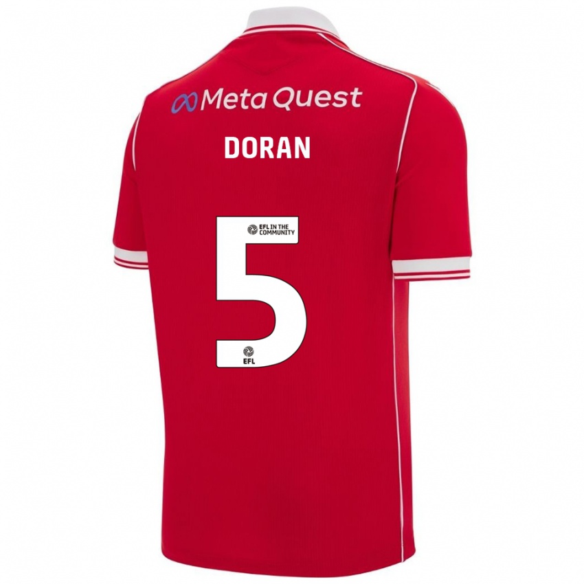 נשים לואיזה דורן #5 אדום לבן ג'רזי ביתית 2025/26 חולצה קצרה