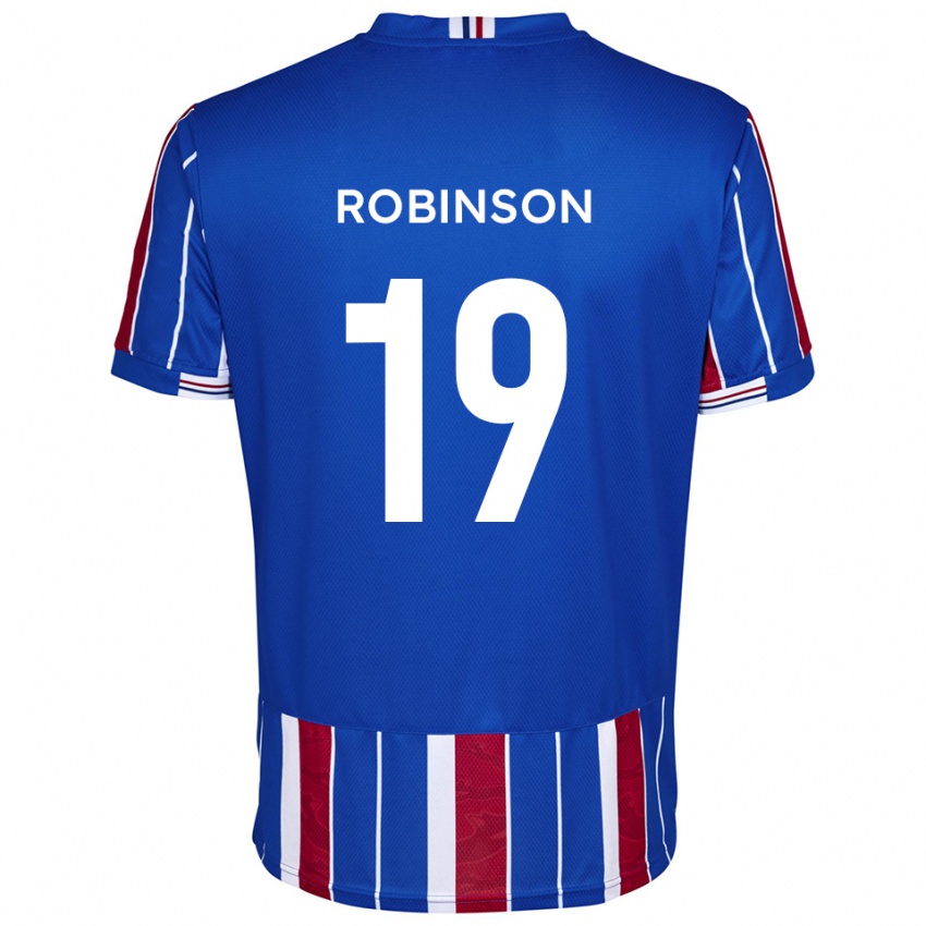 נשים Jack Robinson #19 כחול אדום לבן ג'רזי ביתית 2025/26 חולצה קצרה