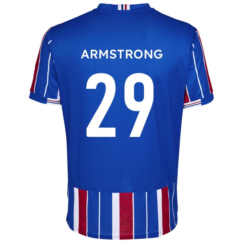 נשים Luke Armstrong #29 כחול אדום לבן ג'רזי ביתית 2025/26 חולצה קצרה