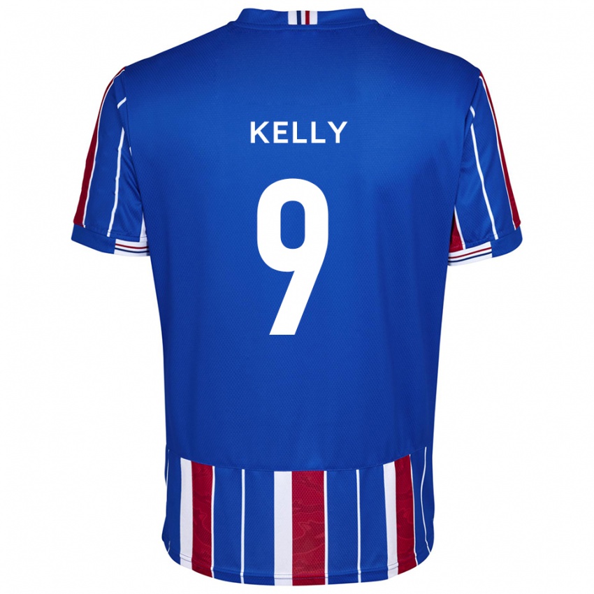 נשים ג'ורג'י קלי #9 כחול אדום לבן ג'רזי ביתית 2025/26 חולצה קצרה