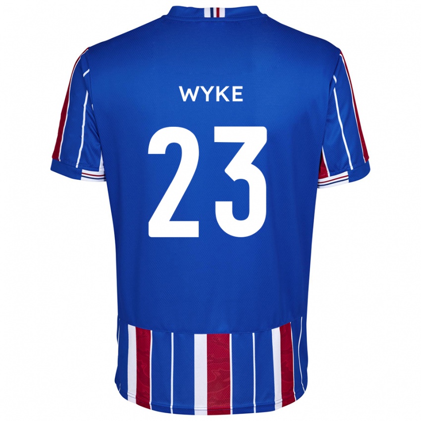 נשים צ'ארלי וייק #23 כחול אדום לבן ג'רזי ביתית 2025/26 חולצה קצרה