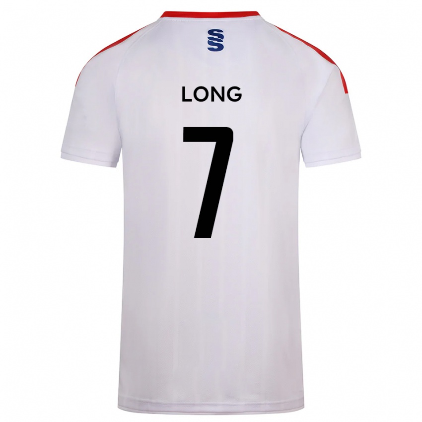 נשים Rhys Long #7 לבן כחול נייבי ג'רזי ביתית 2025/26 חולצה קצרה