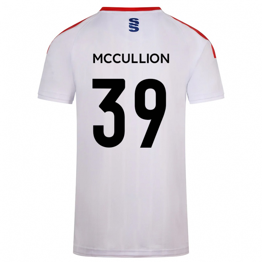 נשים Gerald Mccullion #39 לבן כחול נייבי ג'רזי ביתית 2025/26 חולצה קצרה