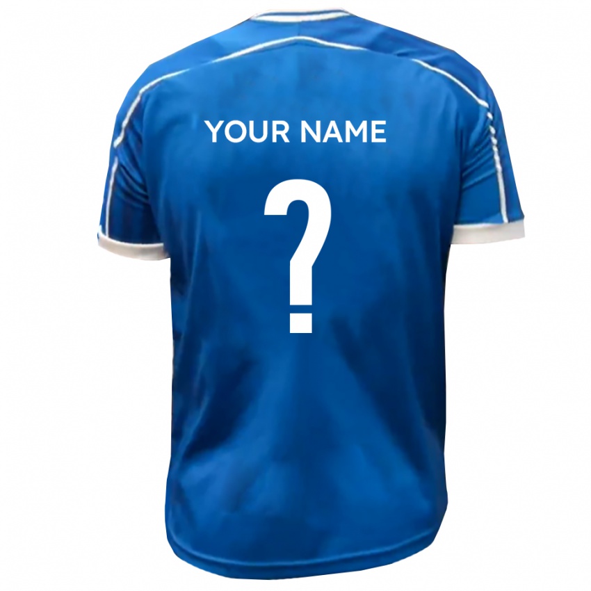 נשים השם שלך #0 כחול לבן ג'רזי ביתית 2025/26 חולצה קצרה