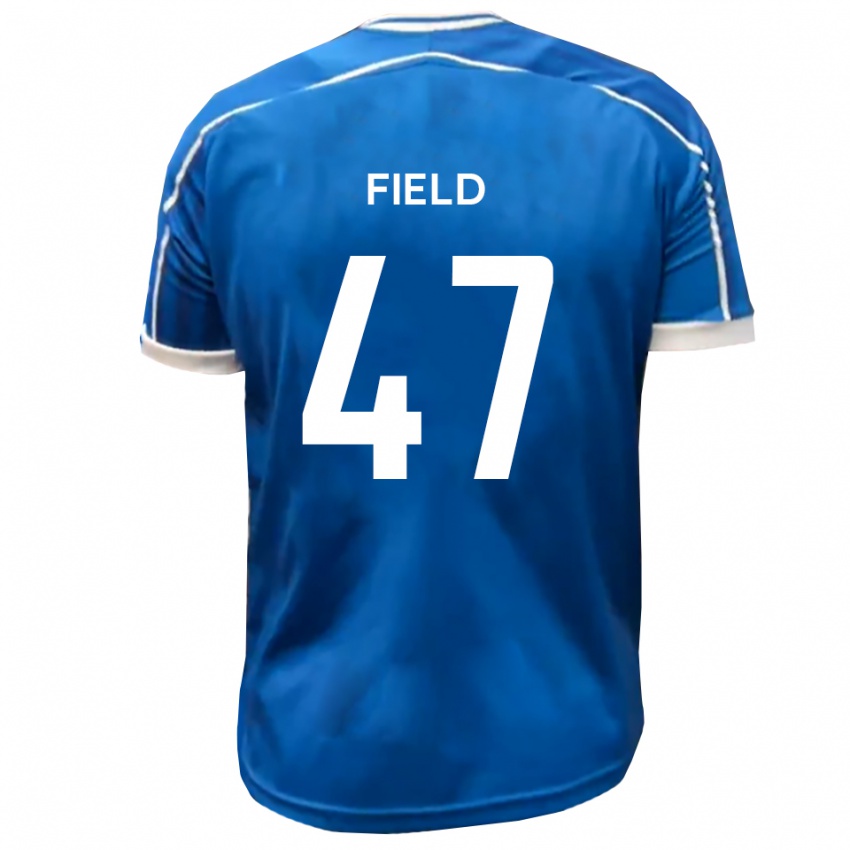 נשים Tyler Field #47 כחול לבן ג'רזי ביתית 2025/26 חולצה קצרה