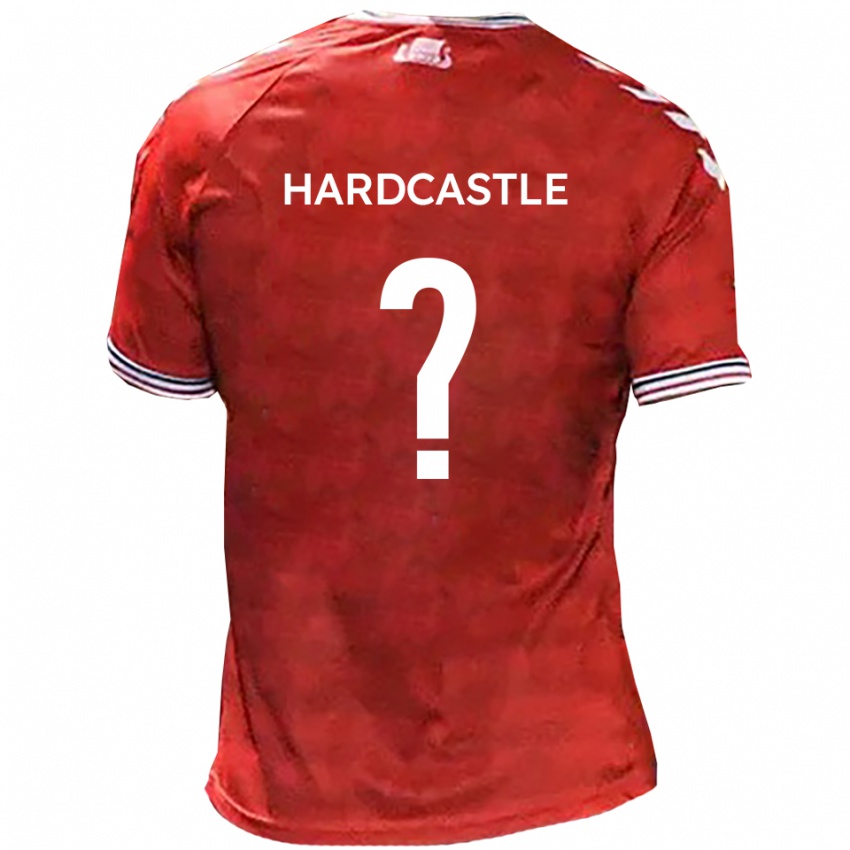 נשים Elisha Hardcastle #0 אדום לבן ג'רזי ביתית 2025/26 חולצה קצרה