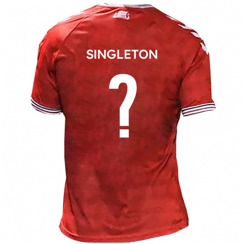 נשים Faye Singleton #0 אדום לבן ג'רזי ביתית 2025/26 חולצה קצרה