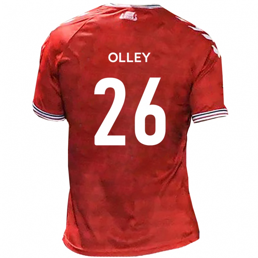 נשים גרג אולי #26 אדום לבן ג'רזי ביתית 2025/26 חולצה קצרה