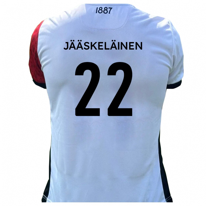 נשים וויליאם יאסקלאינן #22 אדום לבן ג'רזי ביתית 2025/26 חולצה קצרה