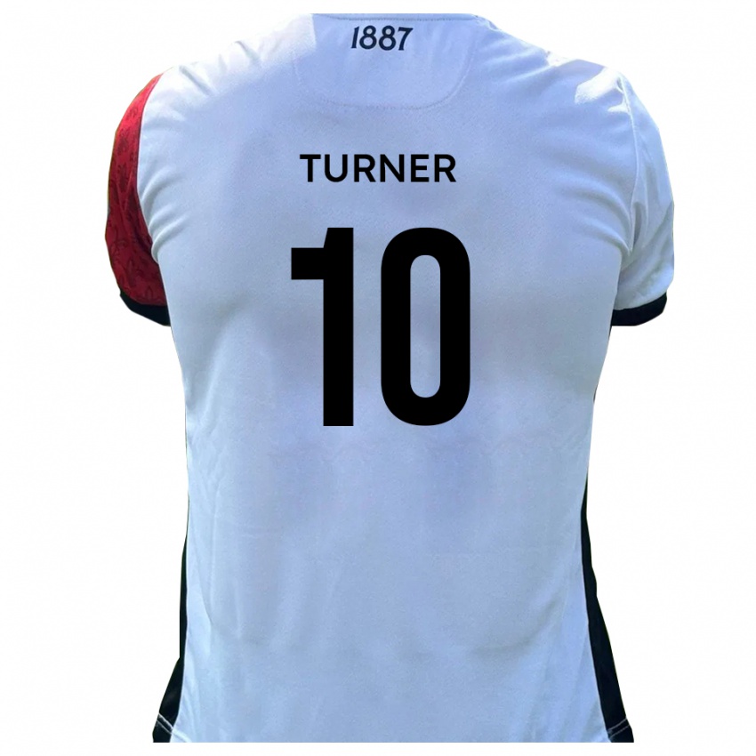 נשים Jack Turner #10 אדום לבן ג'רזי ביתית 2025/26 חולצה קצרה