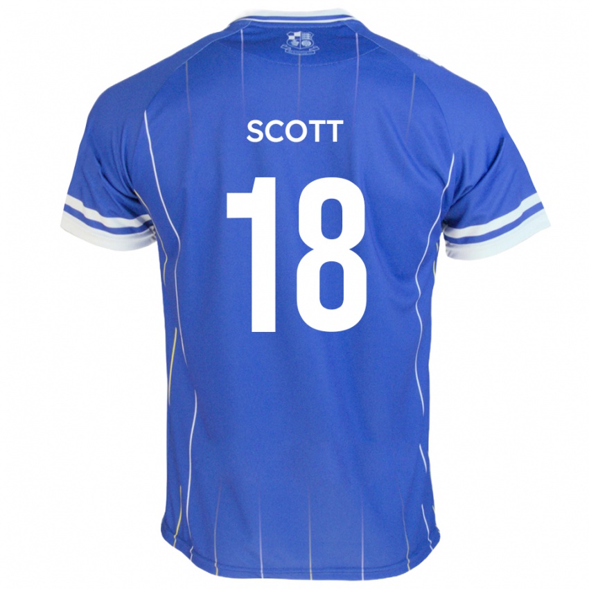 נשים Christian Scott #18 כחול מלכותי ג'רזי ביתית 2025/26 חולצה קצרה