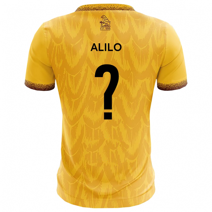 נשים Jordi Alilo #0 צהוב חום ג'רזי ביתית 2025/26 חולצה קצרה