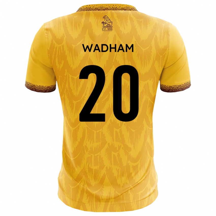 נשים ג׳ק וודהאם #20 צהוב חום ג'רזי ביתית 2025/26 חולצה קצרה