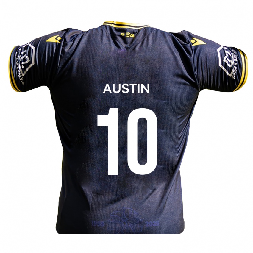 נשים סם אוסטין #10 כחול נייבי צהוב ג'רזי ביתית 2025/26 חולצה קצרה