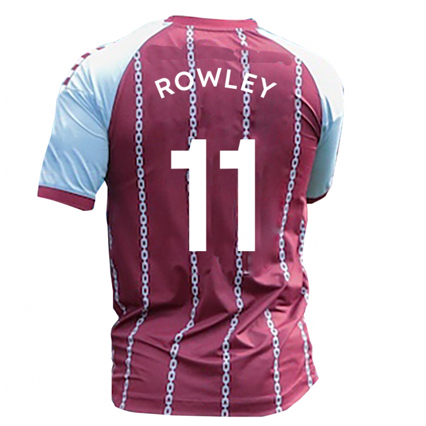 נשים Joe Rowley #11 תכלת חלודה אדומה ג'רזי ביתית 2025/26 חולצה קצרה