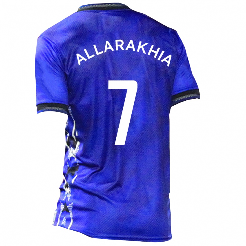 נשים טארין אלרחיה #7 כחול לבן ג'רזי ביתית 2025/26 חולצה קצרה