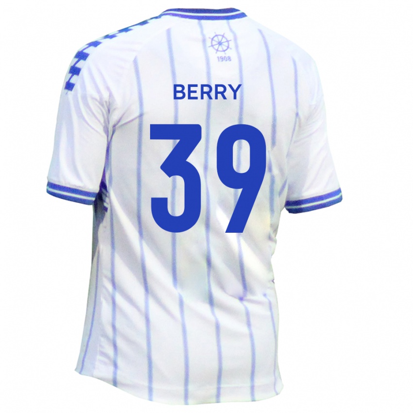נשים Charlie Berry #39 לבן כחול ג'רזי ביתית 2025/26 חולצה קצרה