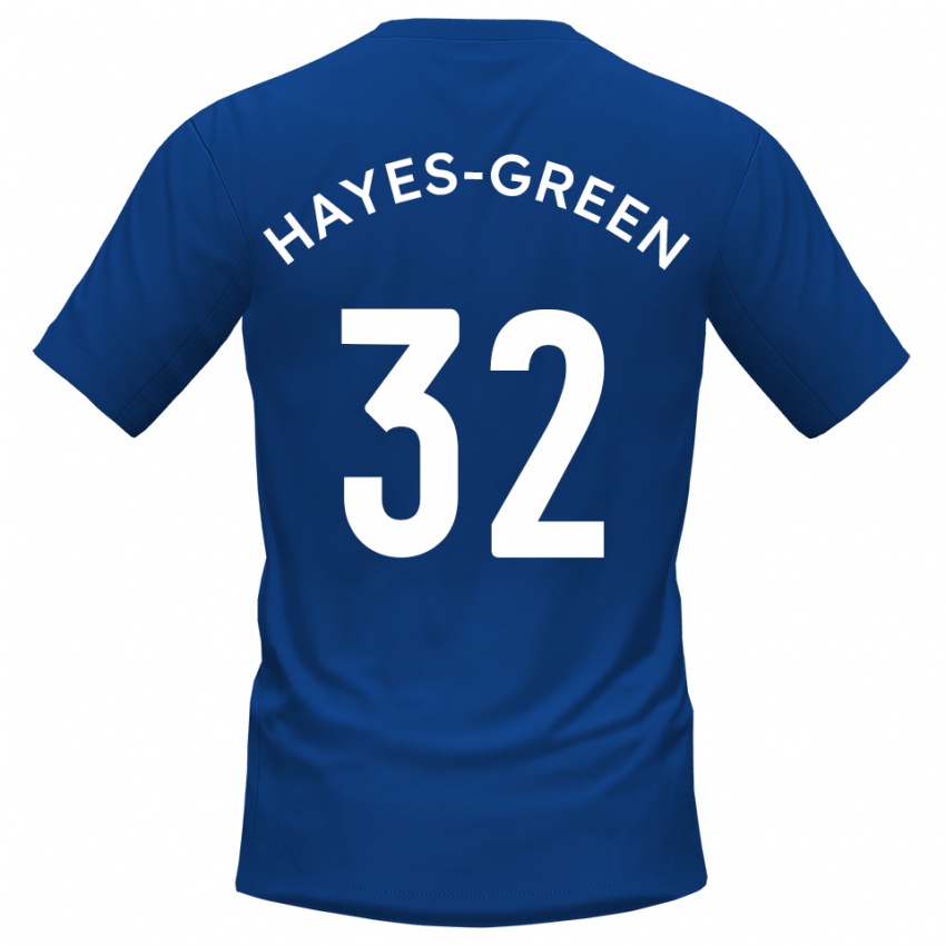 נשים צ'ארלי הייז-גרין #32 כחול לבן ג'רזי ביתית 2025/26 חולצה קצרה