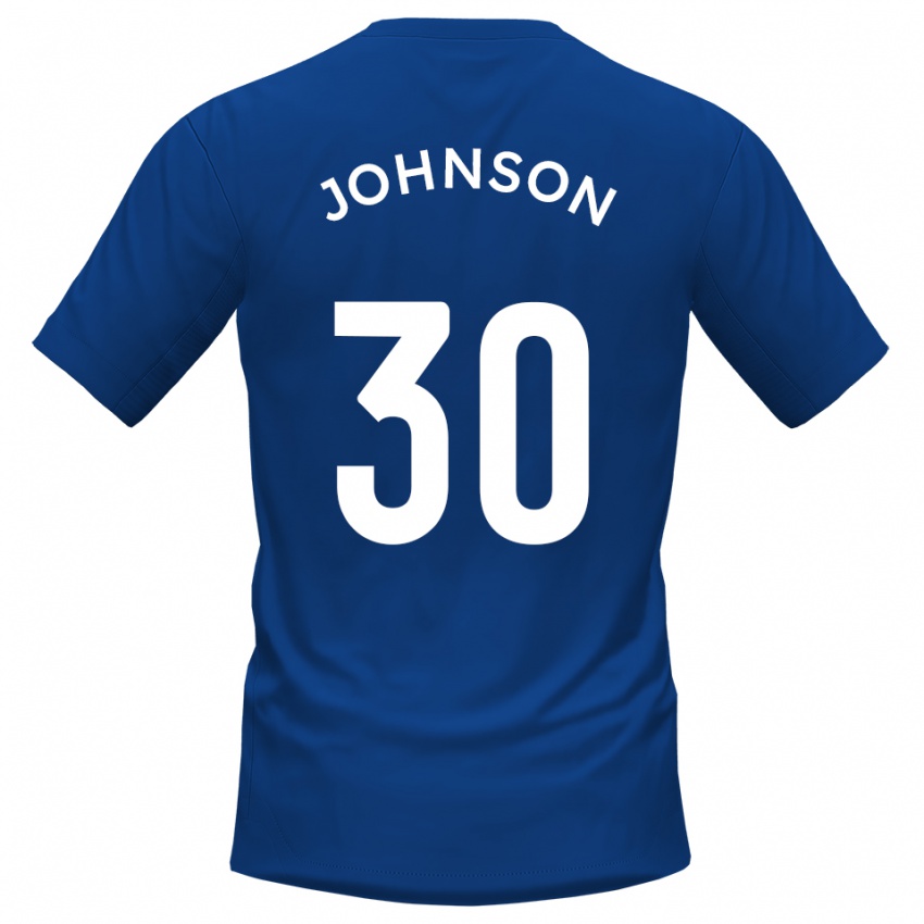 נשים Cody Johnson #30 כחול לבן ג'רזי ביתית 2025/26 חולצה קצרה