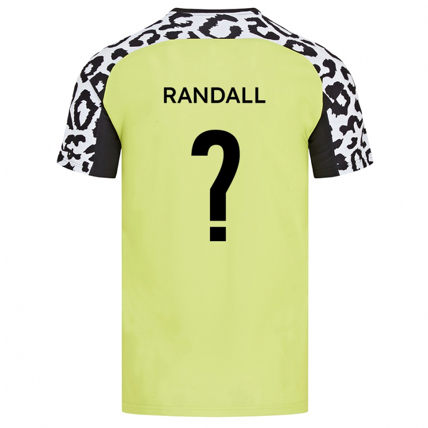 נשים Estelle Randall #0 צהוב פלואורסצנטי ג'רזי ביתית 2025/26 חולצה קצרה