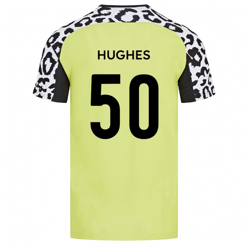 נשים אייזק יוז #50 צהוב פלואורסצנטי ג'רזי ביתית 2025/26 חולצה קצרה