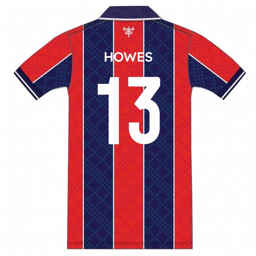 נשים סמואל הווס #13 אדום נייבי ג'רזי ביתית 2025/26 חולצה קצרה