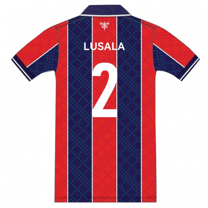 נשים דרמי לוסאלה #2 אדום נייבי ג'רזי ביתית 2025/26 חולצה קצרה