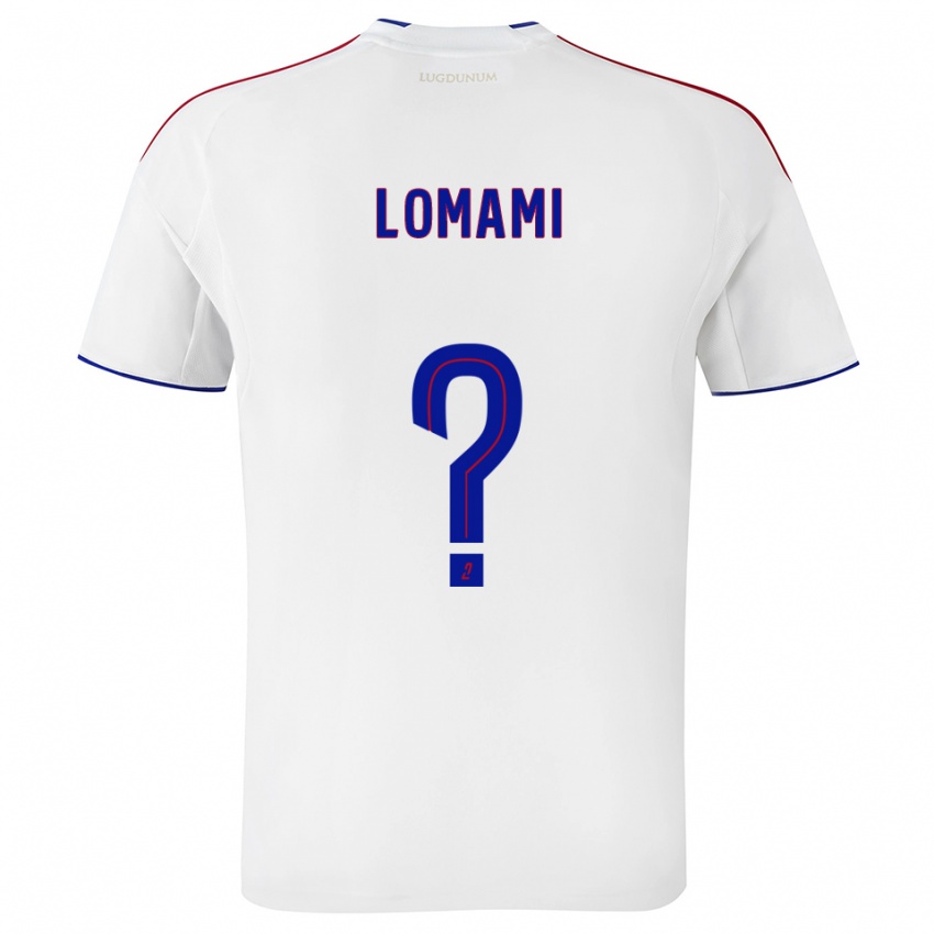 נשים אירווין לוממי #0 לבן אדום ג'רזי ביתית 2025/26 חולצה קצרה