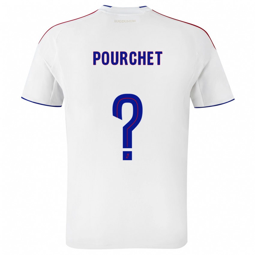 נשים אסטבן פורצ'ט #0 לבן אדום ג'רזי ביתית 2025/26 חולצה קצרה