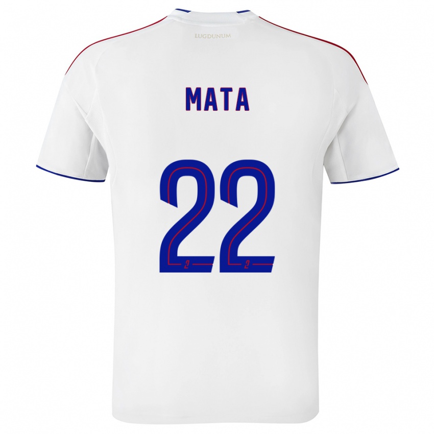 נשים קלינטון מאטה #22 לבן אדום ג'רזי ביתית 2025/26 חולצה קצרה