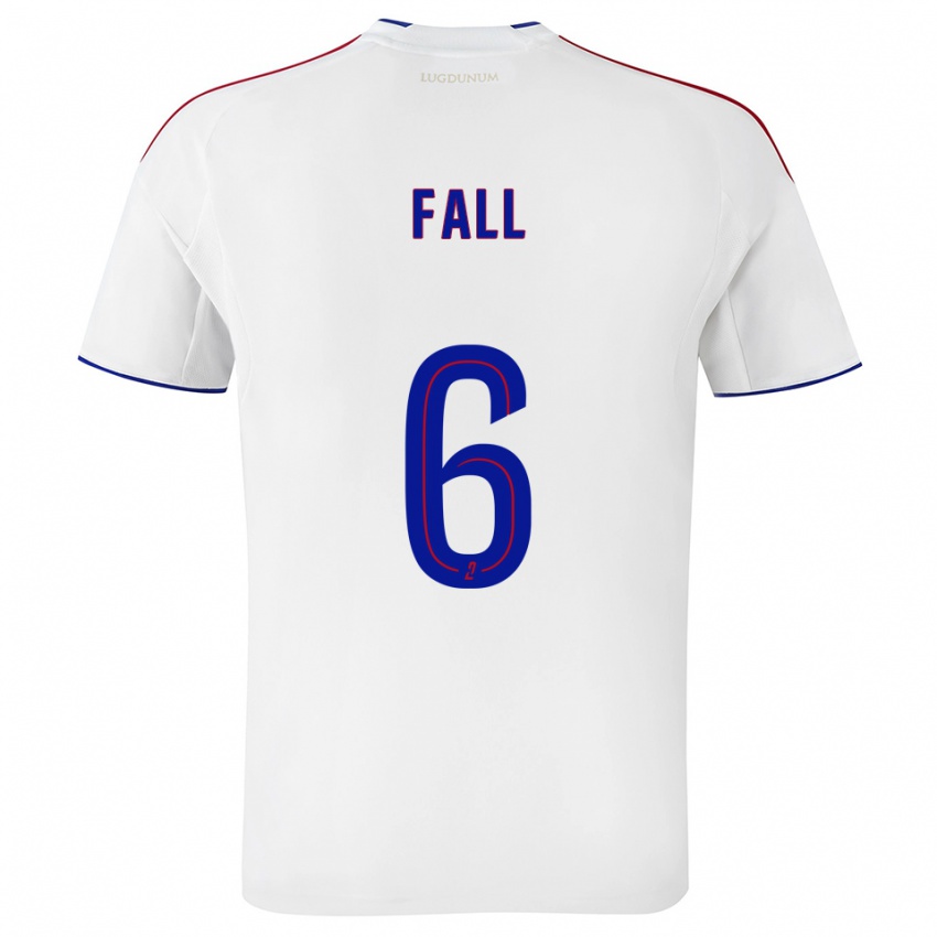 נשים פאלו פאל #6 לבן אדום ג'רזי ביתית 2025/26 חולצה קצרה